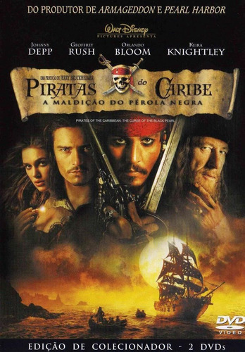 Piratas Do Caribe - A Maldição Do Pérola Negra - Dvd Duplo