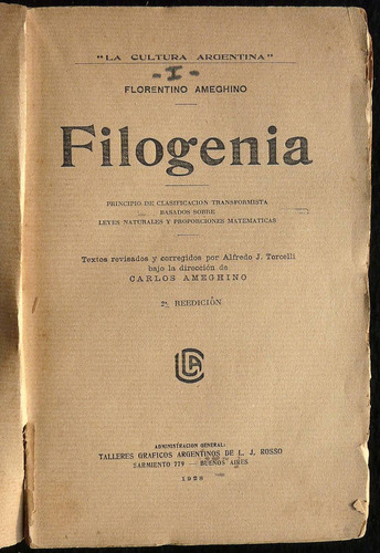 Antiguo Libro Filogenia. 47n 017