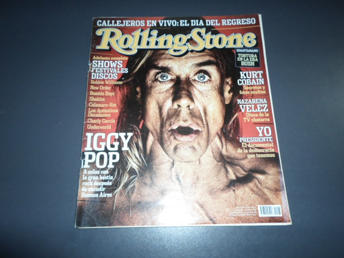 Rolling Stone 103 Iggy Pop Kurt Cobain Nirvana Estelares
