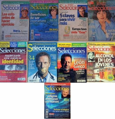 9 Revistas Selecciones De Reader´s Digest