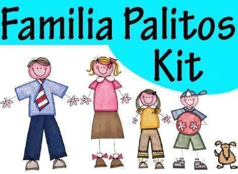 Kit Imprimible, La Familia Palitos, Mas De 2500 Imagenes