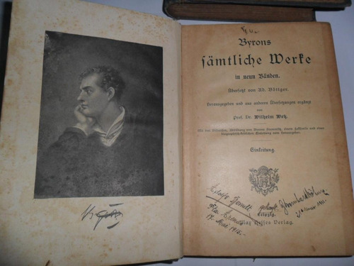 Byrons Sämtliche Werke Punta Arenas 1915 3 Libros Antiguos