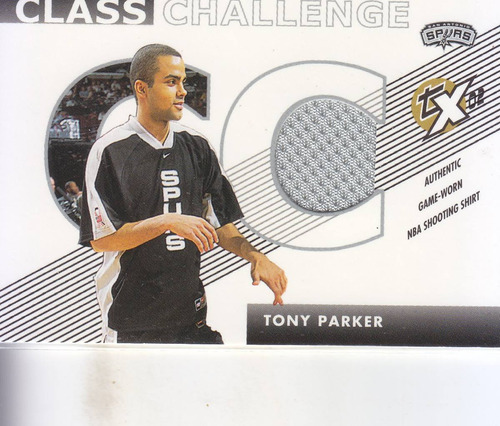 2002-03 Topps Xpectations Jersey Tony Parker Spurs