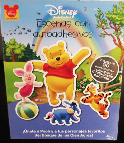 Libro Disney Pooh Escenas Con Stickers (original Y Nuevo)