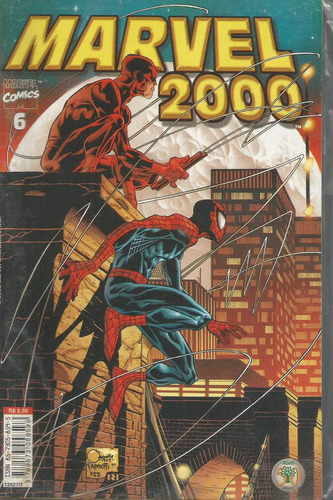 Marvel 2000 N° 06 - Em Português - Editora Abril - Formato 13 X 19 - Capa Mole - 2000 - Bonellihq Cx154 H23