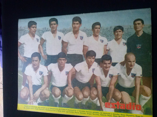 Revista Estadio N° 1173 Equipo Colo Colo, 2 Dic 1965