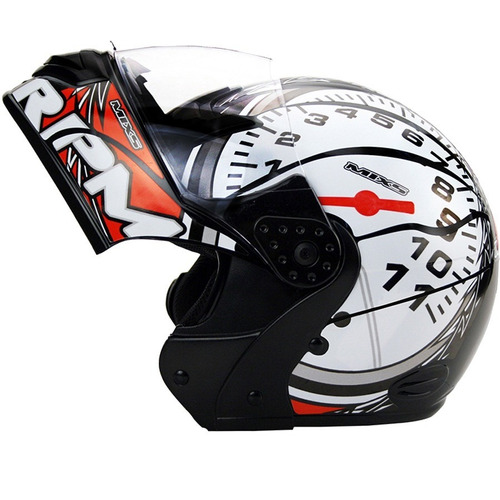 Capacete Moto Mixs Gladiator Rpm Velocimetro Robocop Novo