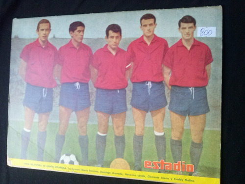 Revista Estadio N° 1151  Union Española 17 Jun 1965