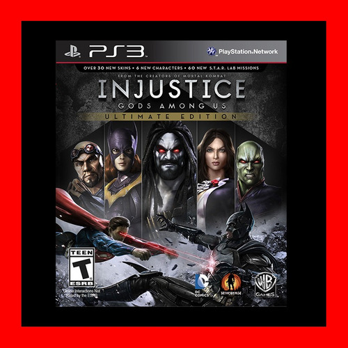 Injustice:gods Among Us Ultimate Edition Ps3 Caja Vecina