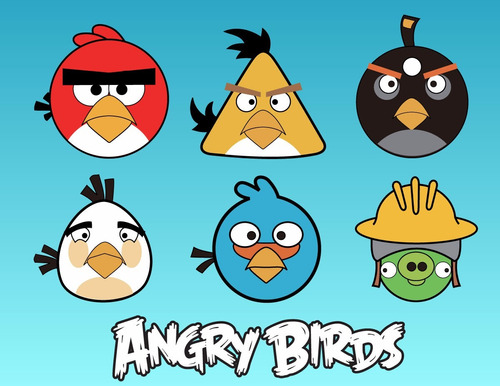 Pack Imágenes Vectorizadas Illustrator Angry Birds