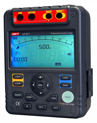 Medidor De Resistencia De Aislación Digital Uni-t Ut511