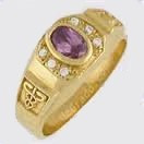 Anillo Grado - Mod. Astral - Plata Ley Autentica Tipo Joya -