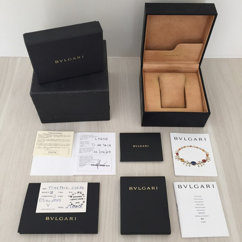 Original - Bulgari Titânio 44mm Cronógrafo Ti44tach Completo