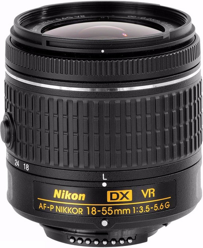 Imagen 1 de 1 de Lente Af-p Nikon Nikkor 18-55 Mm F/3.5-5.6 Vr Dx De Kit Fact