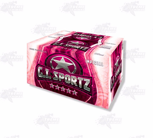 Caja 2000 Pintura Gotcha Paintball G.i Sportz 5 Estrella Xtm