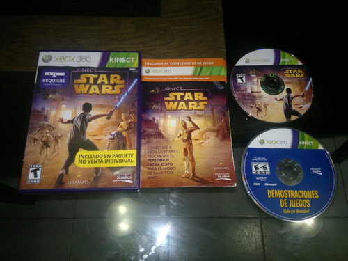 Kinect Star Wars Completo Para Xbox 360,excelente.