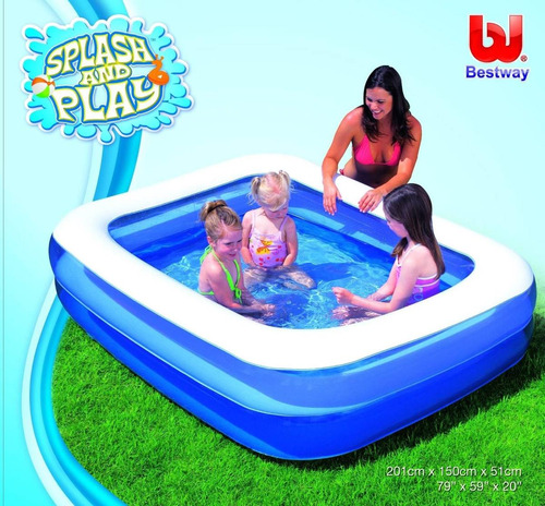 Pileta Inflable Bestway 201 X 150 X 51 Juguetería El Pehuén