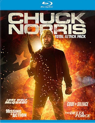 Blu-ray Chuck Norris Total Attack Pack / Incluye 4 Films