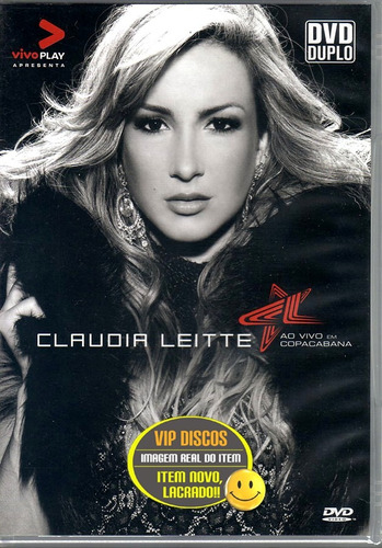 Dvd Claudia Leitte Ao Vivo Em Copacabana Duplo Original Novo