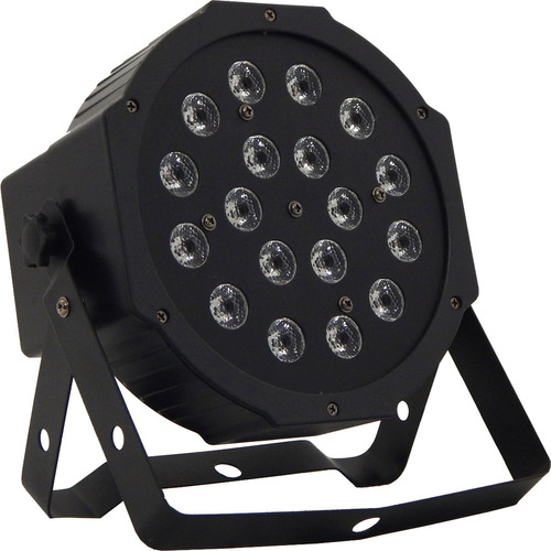 Kit 10 Refletor Led Par 64rgb 18 Leds De 1w, Digital, Strobo