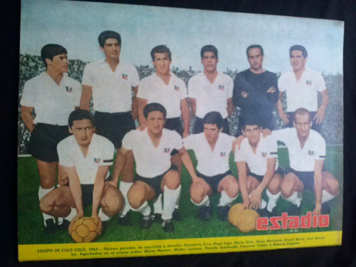 Revista Estadio N° 1100 Colo Colo 1964 25 Jun 1964