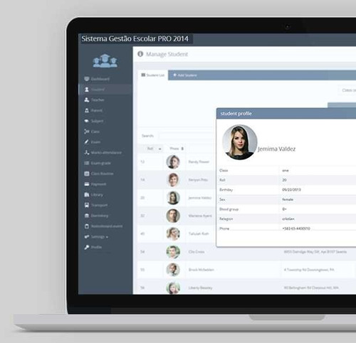 Script Php Sistema De Gestão Escolar Ekattor Pro Original 53
