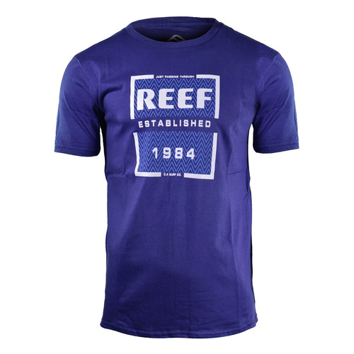 Remera Reef The Balance Hombre Azul