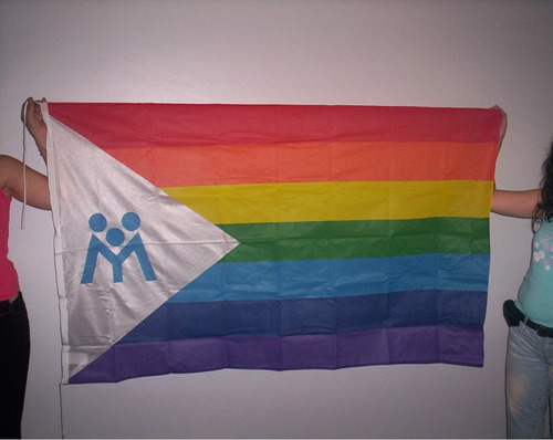 Bandera Mutualista. 90x150 Cm. De Tela