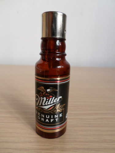 Encendedor Botella Cerveza Miller Plast Func 8 Cm No Envio