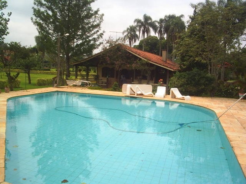 Chacara Pousada Em Ibiúna; 17.000 M2 Piscina, Lago, Quadra,