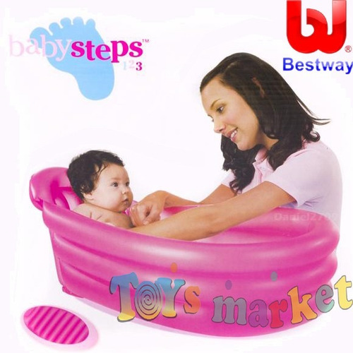 Bañera Inflable Bebe Piso Soft Pileta Bañadera Bestway