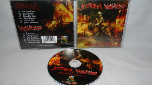 Destroyer/ Violated - Outbreak Of Metal Vol. Ii (split Cd)