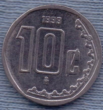 Mexico 10 Centavos 1999 *