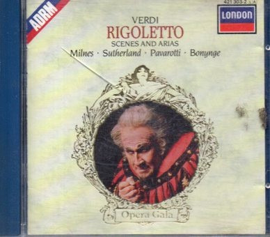 Sutherland Pavarotti - Verdi Rigoletto Scenes Arias - Cd Usa