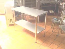 Comprar Mesa De  Acero Inoxidable Para Restaurantes De 2 Niveles