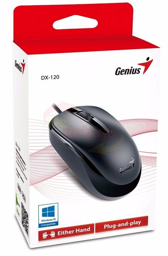 Mouse Optico Usb Genius Dx 120 Black Negro