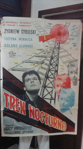 Póster Película Tren Nocturno - 1959