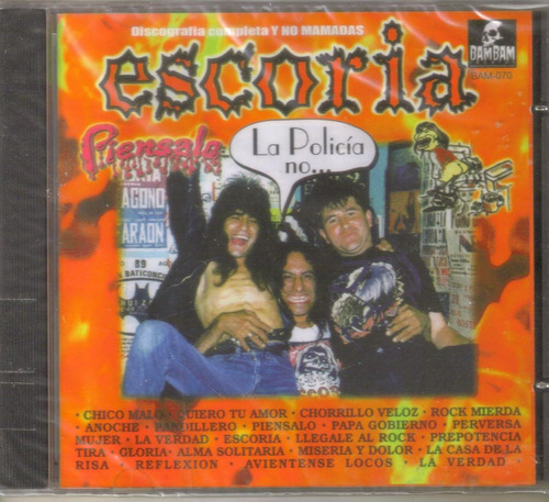 Escoria - Discografia Completa ( Rock Mexicano ) Cd Rock