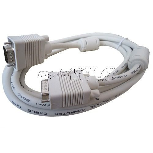 Cable Vga A Vga Macho / Macho 3 Metros Laptop Pc Proyector