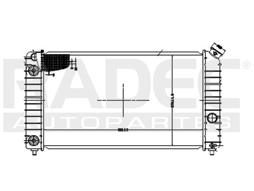 Radiador Chevrolet Blazer 1996-2001 V8 5.0 Lts Automatico