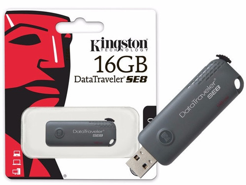 Pen Drive Kingston Datatraveler Dtse8 - 16gb - Usb 2.0 Gris