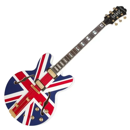 Guitarra EpiPhone Sheraton Union Jack Con Estuche