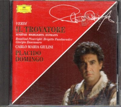 Placido Domingo - Verdi Il Trovatore - Cd Importado Germany