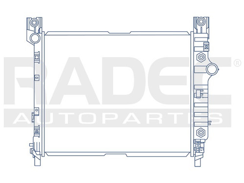 Radiador Dodge Durango 2000-2004 V8 Ml4 2.5 Automatico