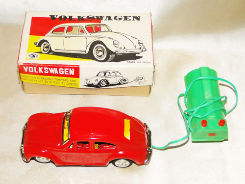 Volkswagem Mini Fusca Controle Remoto Lata Japão Modern Toys