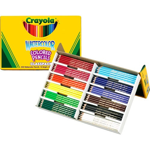 Crayola Lápices Acuarela 240-cuenta Classpack