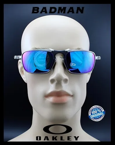 Oakley badman cheap sapphire iridium