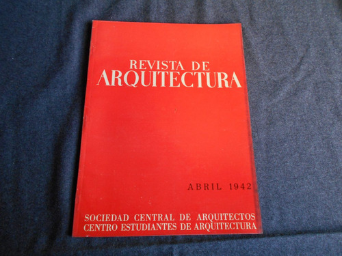 Revista Arquitectura 1942 Concordia Hogar Riglos Casas, Etc