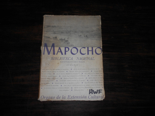 Revista Mapocho. Biblioteca Nacional. T. Ii. N° 2. 1964.