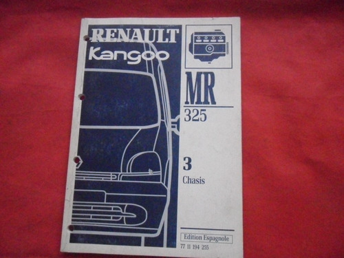 Manual Reparacion Chasis Renault Kangoo 1997 Taller Original